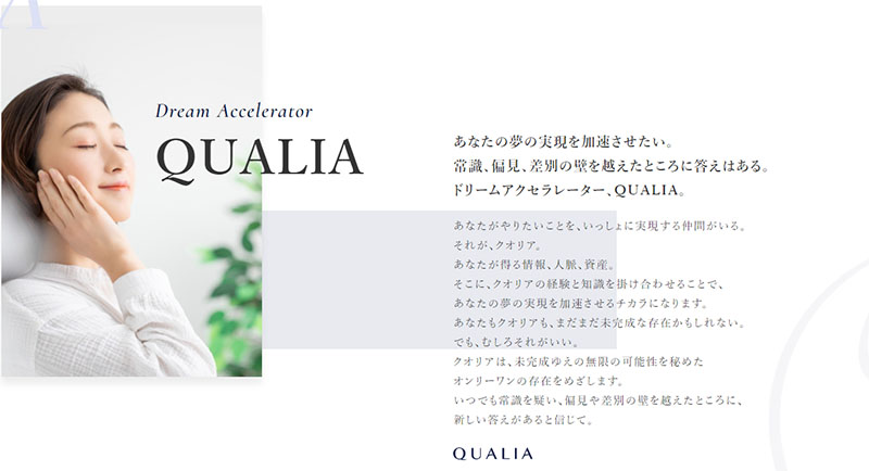 QUALIA(クオリア)ってどういった副業なのか？