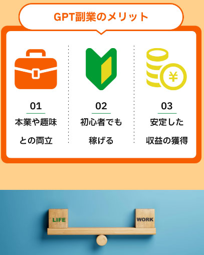 GPT最新副業の特徴は【スキルを持っていなくても収入を増やす方法】と言う事