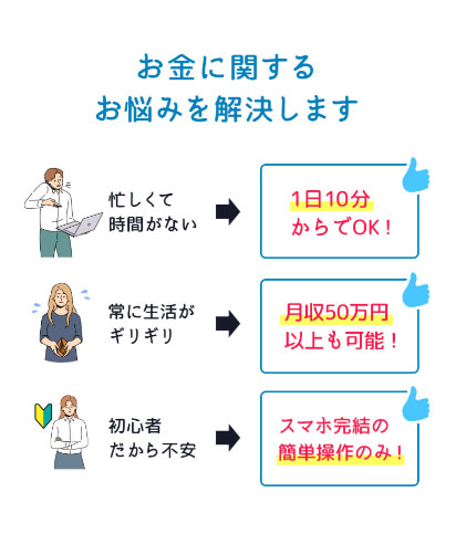 gelatoの特徴は【月収50万円以上の収益が可能】と言う事