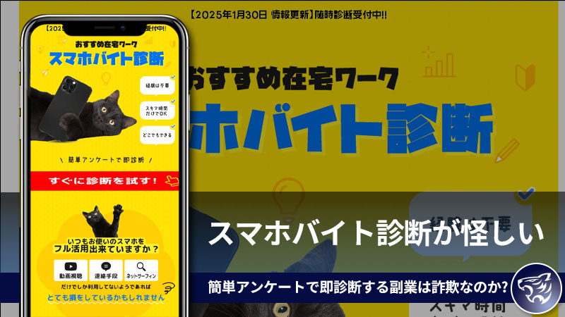 【株式会社インター】のスマホバイト診断が怪しい。簡単アンケートで即診断する副業は詐欺なのか調査してみた！